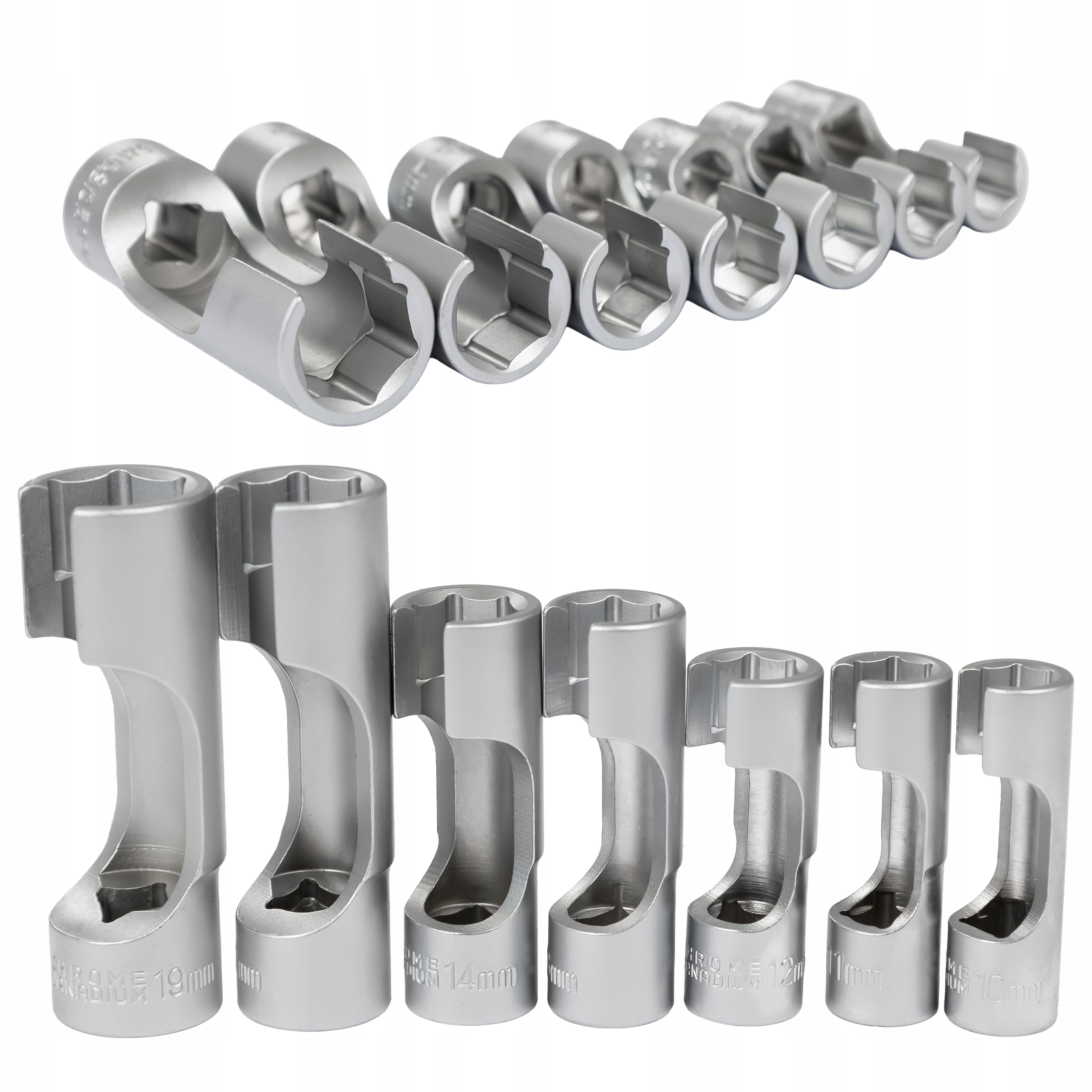 Zestaw Nasadek Kluczy do Sondy Lambda 10-19mm 3/8” Wycięta Farys FR2314