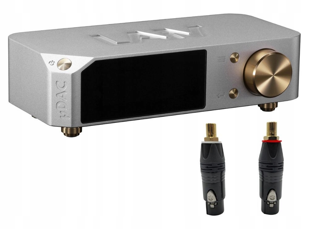 Laiv Harmony µDAC uDAC (Stříbrný) Laiv Xtr Sada s koncovkami Rca