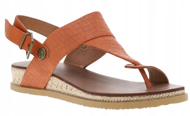 Chattawak Dámské Oranžové Sandály Na Klínku Na Léto 37 Jwb