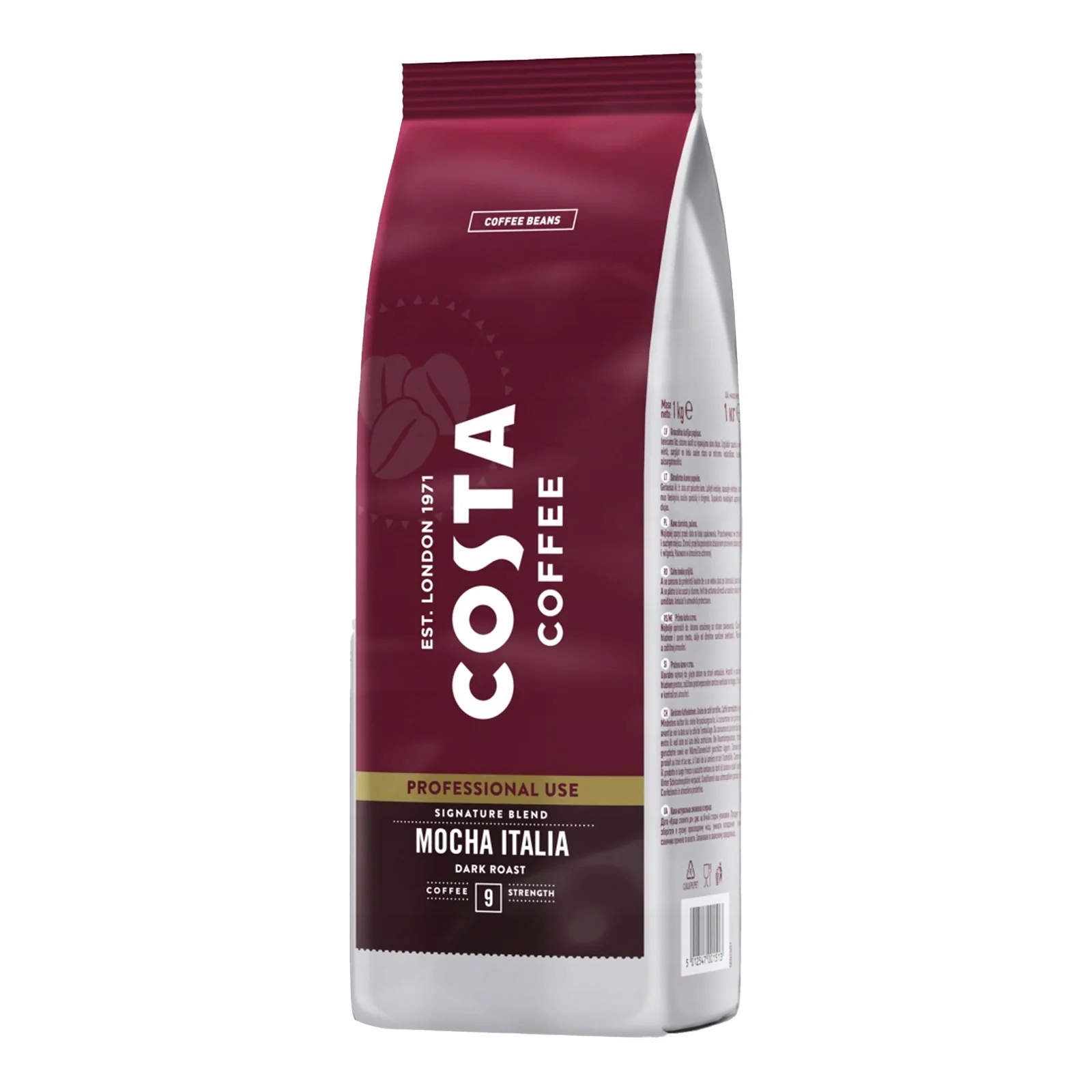 Levně Káva zrnková Costa Mocha Italia Signature Blend Dark Roast 9 1000g 1kg
