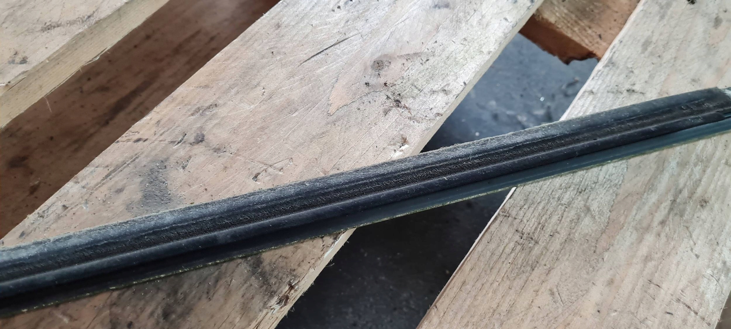 A4 B9 8W moulding dust right right rear part CHROM 8W0853764B
