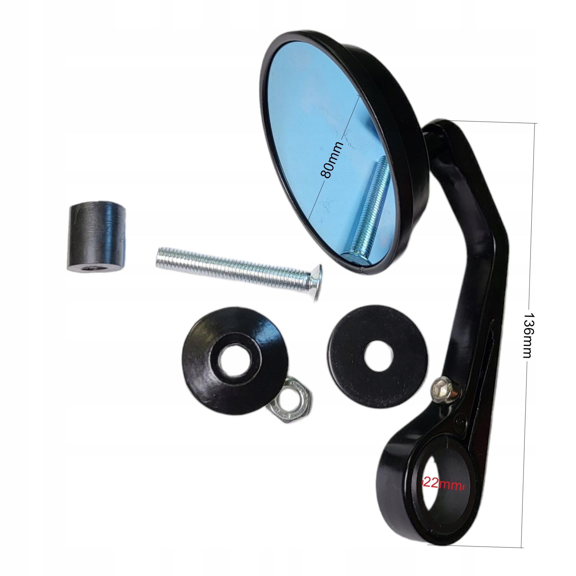 Lusterka Raptor Grizzly szerokokątne dolne górne Producent inny