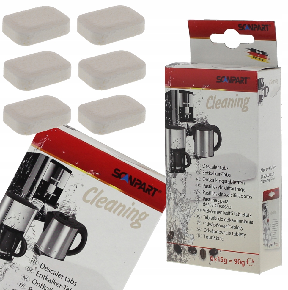 

Uniwersalny odkamieniacz w tabletkach 6 szt