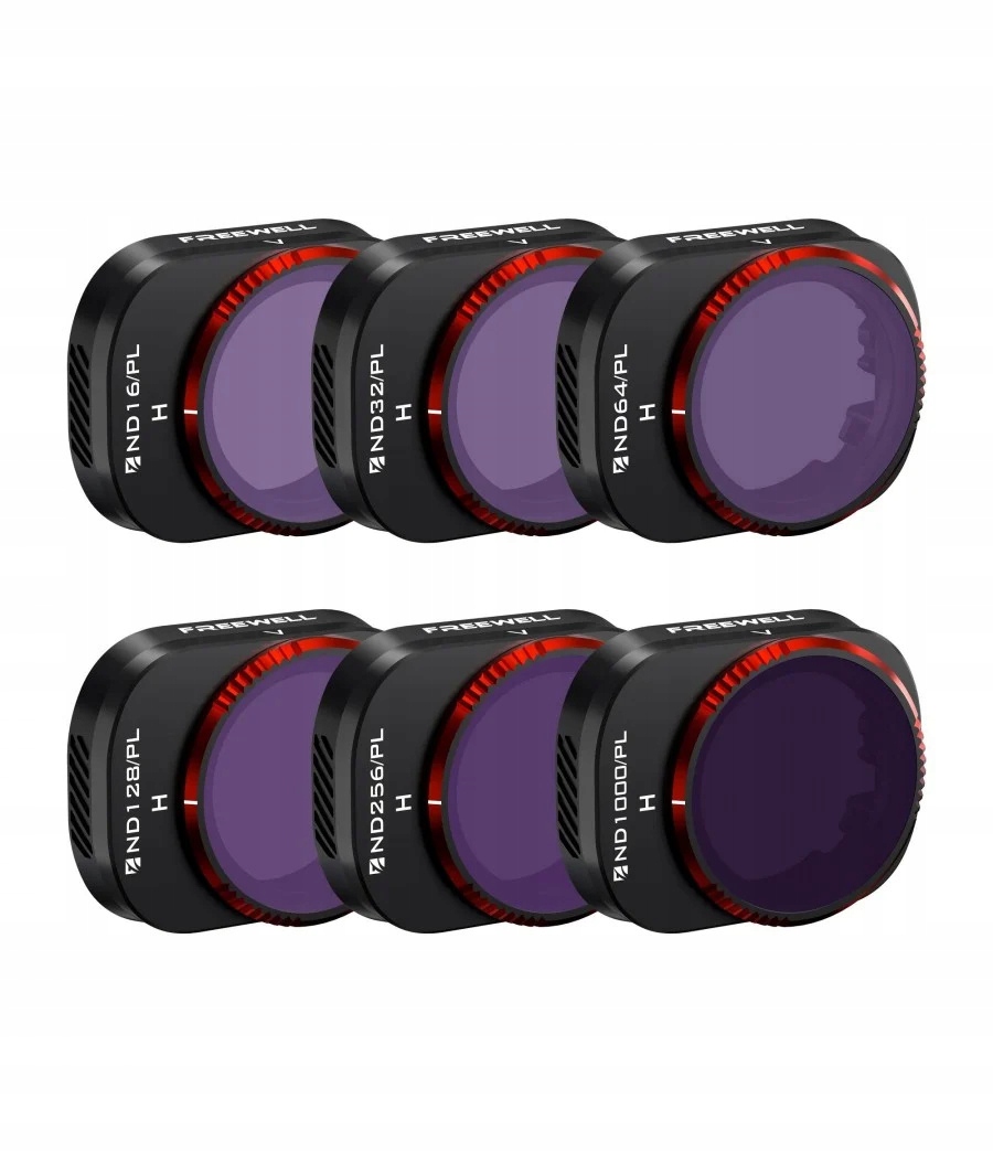 Sada 6 filtrů Freewell Bright Day pro Dji Mini 4 Pro