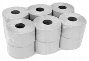 

Papier Toaletowy Szary Jumbo 1-warstwowy (12 rolek