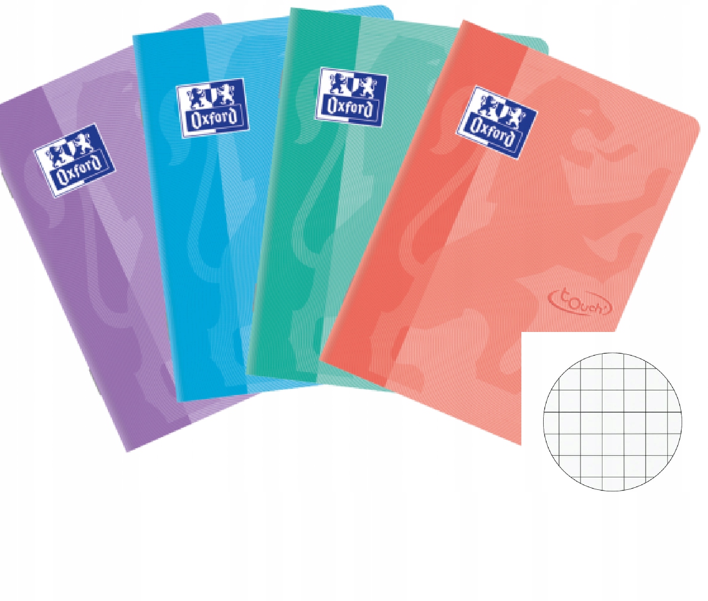 

Oxford Zeszyt Zeszyty A5/60 Pastel Kratka Soft 4X