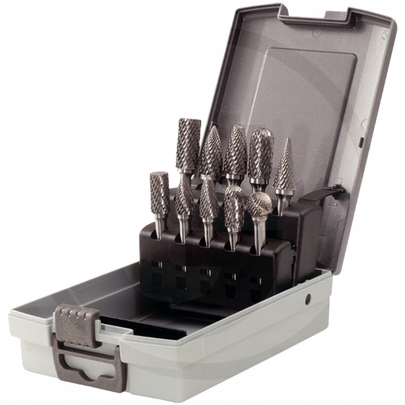 Zestaw frezów KS Tools HM 10-częściowy