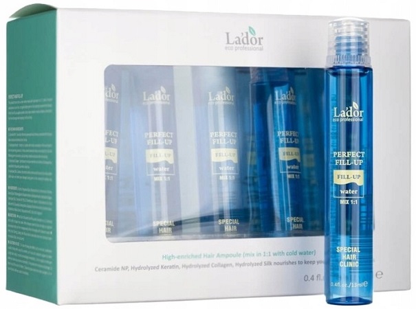 Lador Perfect Fill-up Hair Ampułka Kuracja Wypełniająca do Włosów 20x13ml