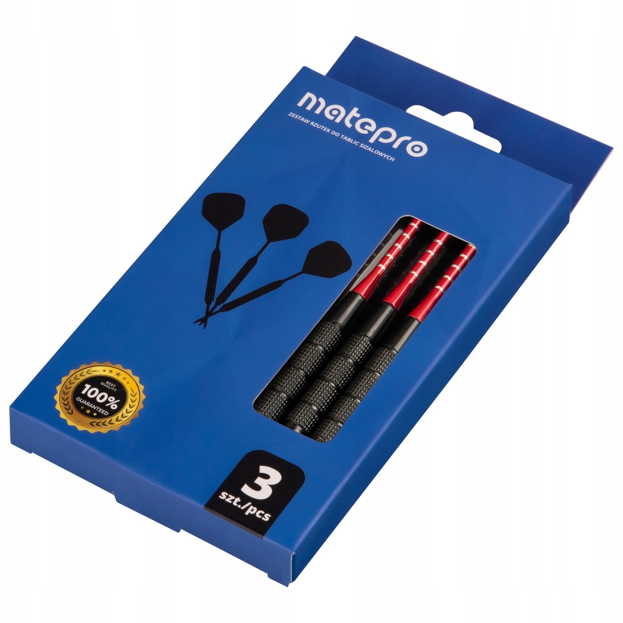 Matepro ZESTAW 3 SZT PROFESJONALNE RZUTKI LOTKI DO DART SIZALOWY + PORTFEL Rodzaj rzutki