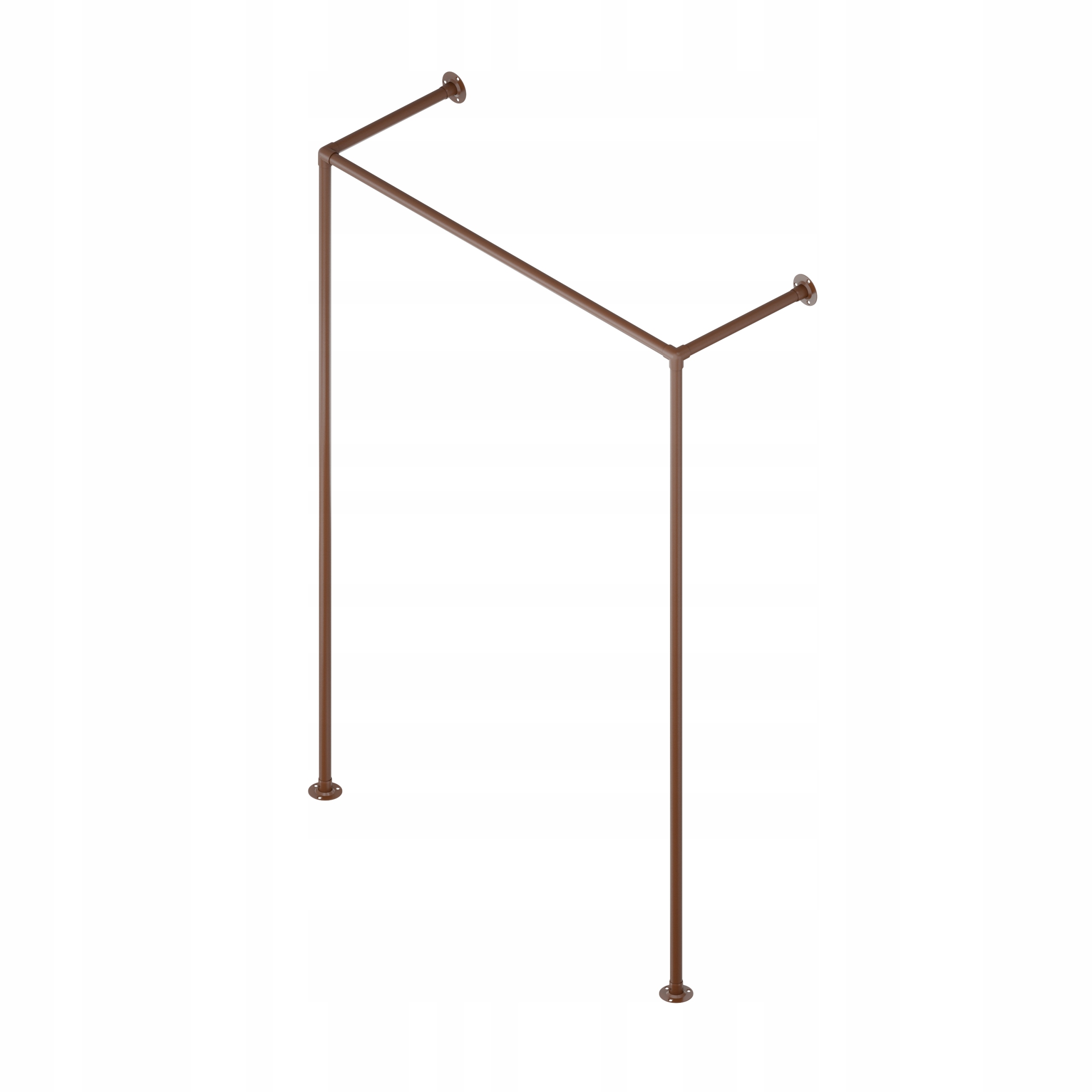 Věšák Na Oblečení Loft 151x102 cm 25 mm Hotse Hnědý