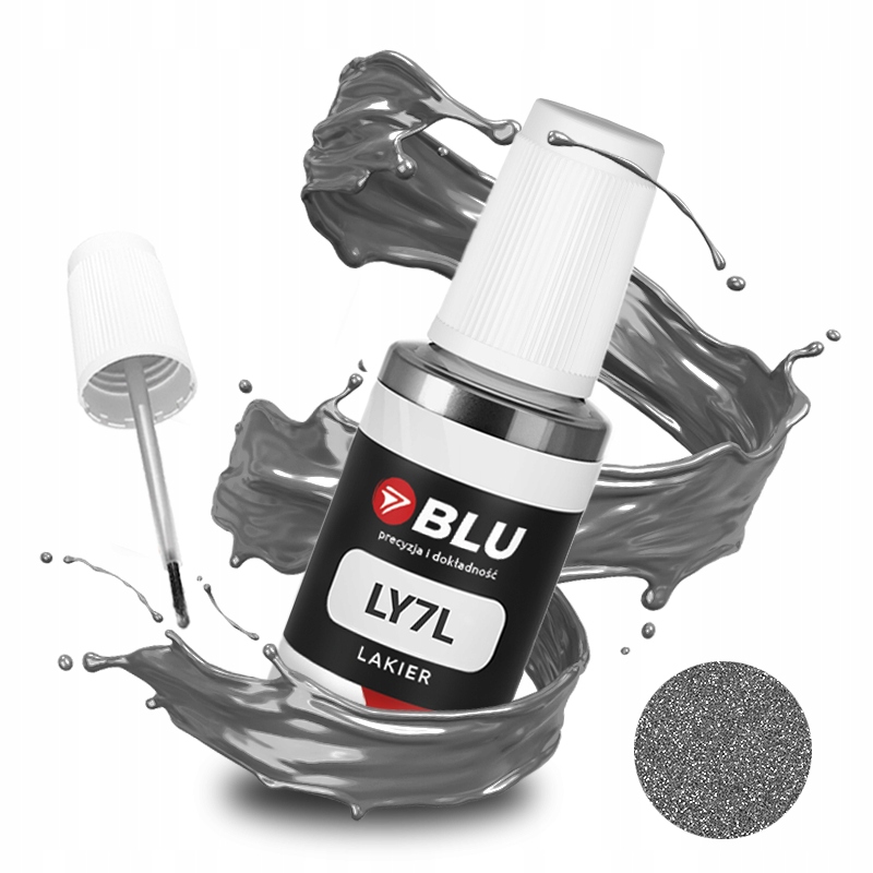 Lakier zaprawka samochodowa LY7L srebrny achatgrau do Audi 20ml Blu