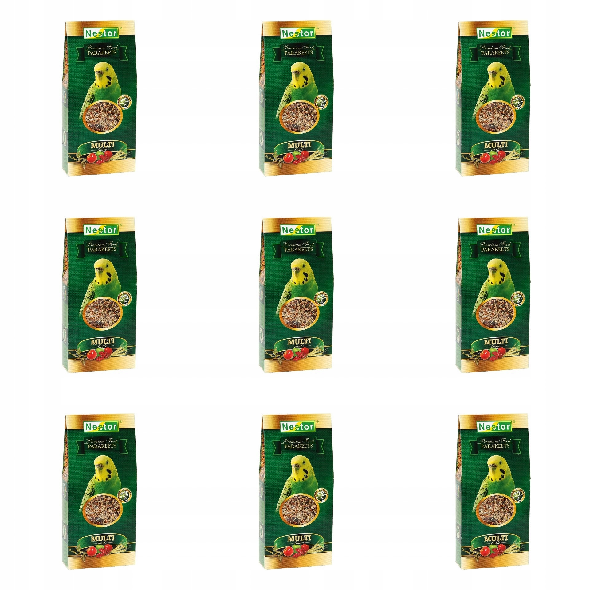 Levně Nestor Krmivo Papoušek Malý Premium 9x330g