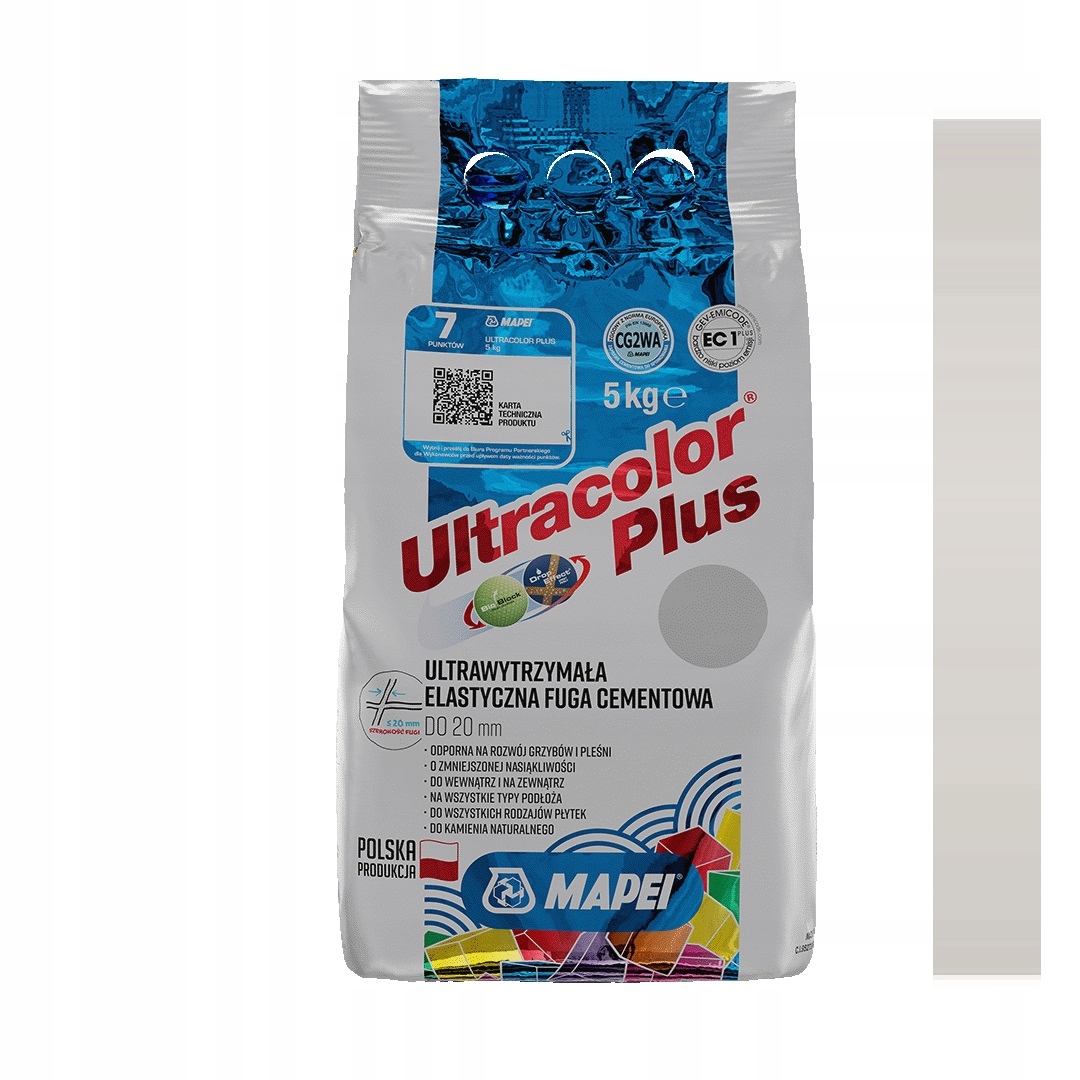 

Mapei Fuga Ultracolor Plus 5 kg. 100 Biała