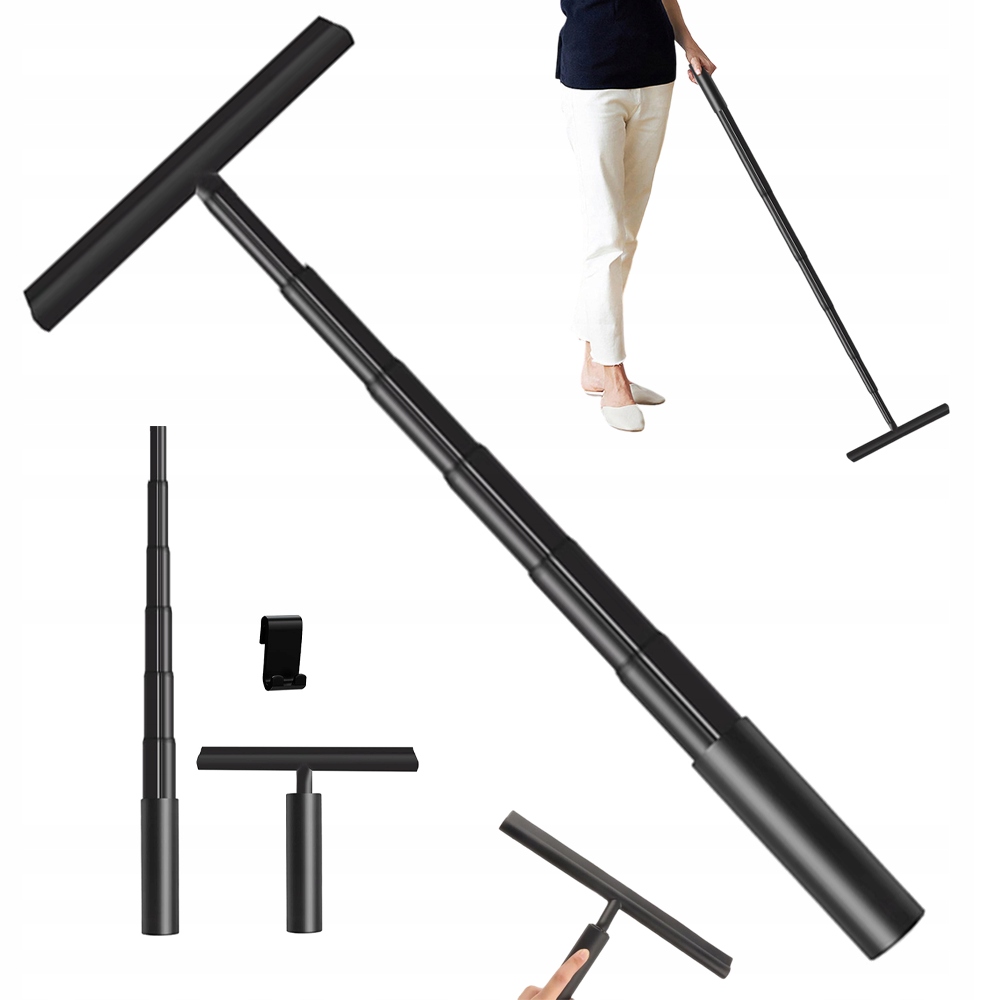 Levně Stahovák Na Vodu Se Silikonovou Gumou A Úchyty Pro Zavěšení 97 CM