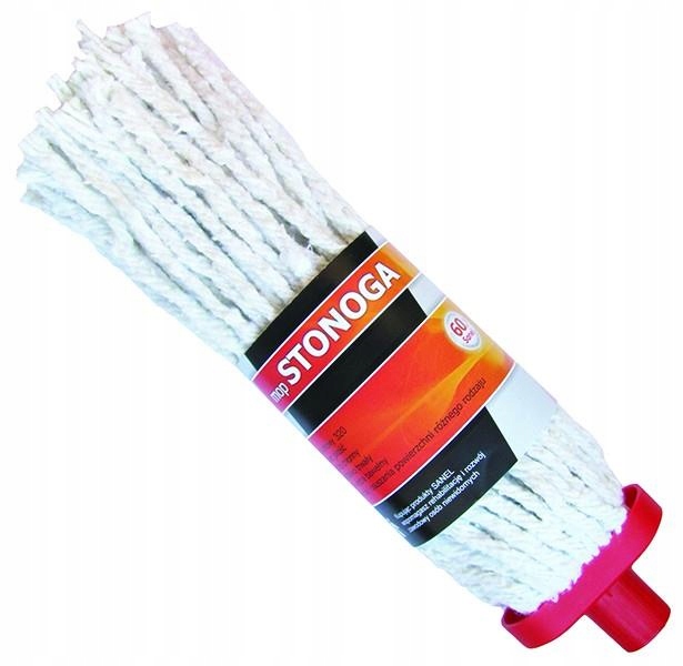 Levně 8 x Sanel Šňůrkový mop Stonožka Náhradní koncovka Vložka Do Mopu z bavlny
