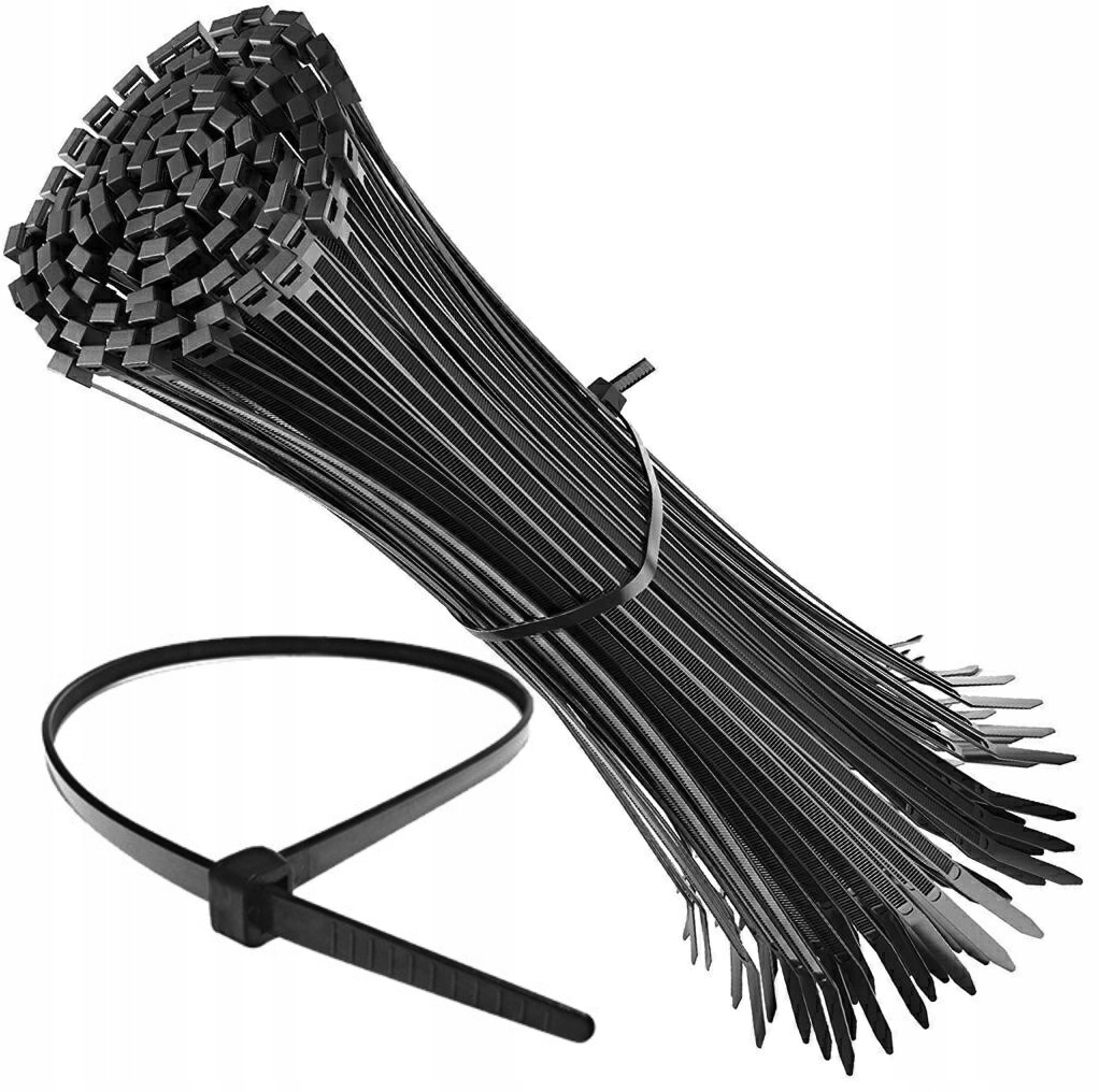 Opaski Zaciskowe Kablowe Trytki Uv Czarne 2,5X100mm 100szt.