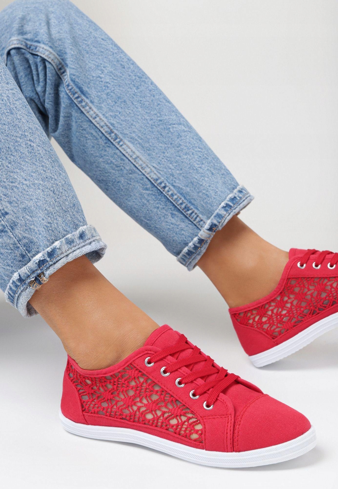 

Born2Be Czerwone Tenisówki damskie 38 Casual