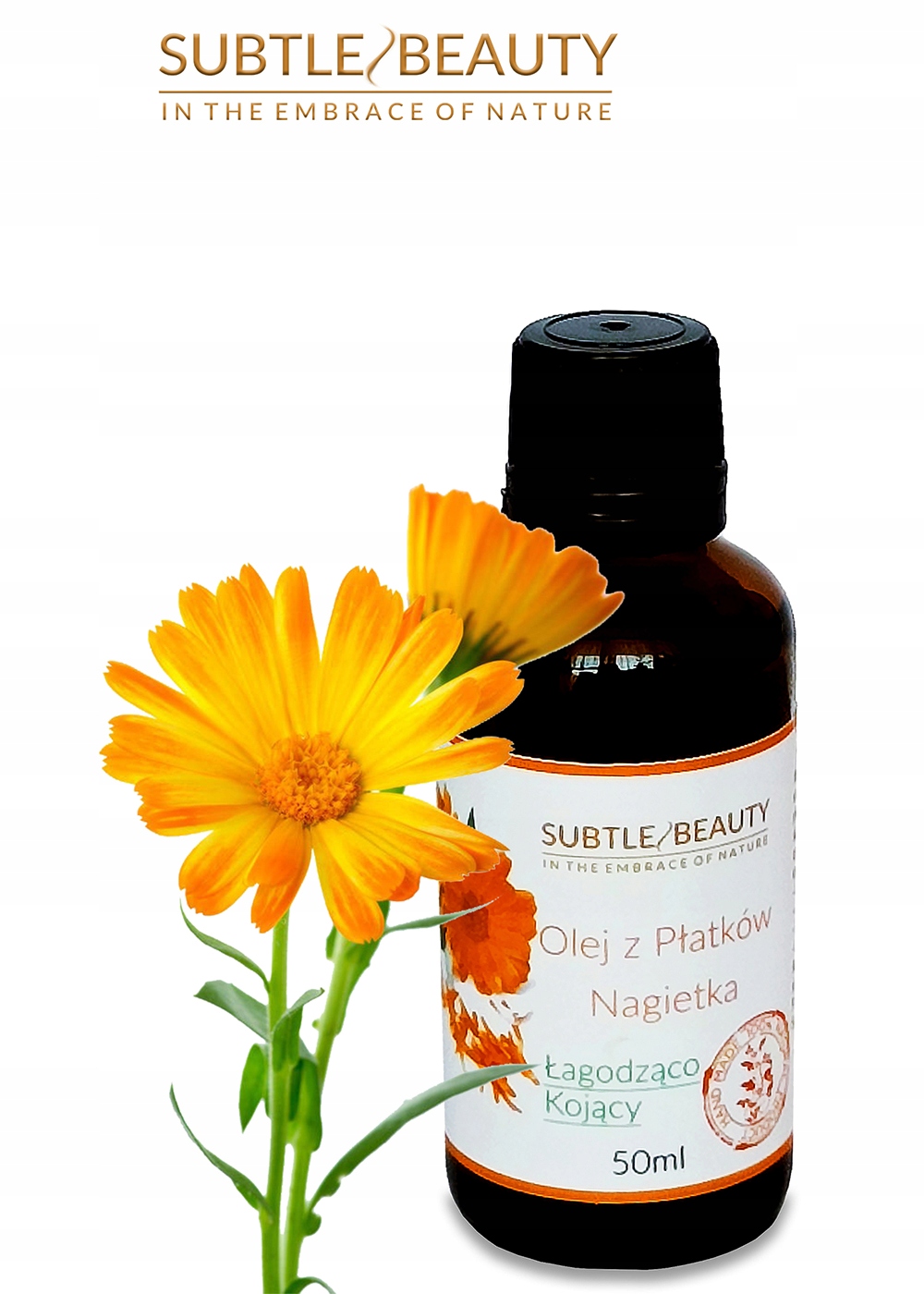 Olej z Płatków Nagietka Subtle Beauty - 50 ml. Kod producenta TOMN50