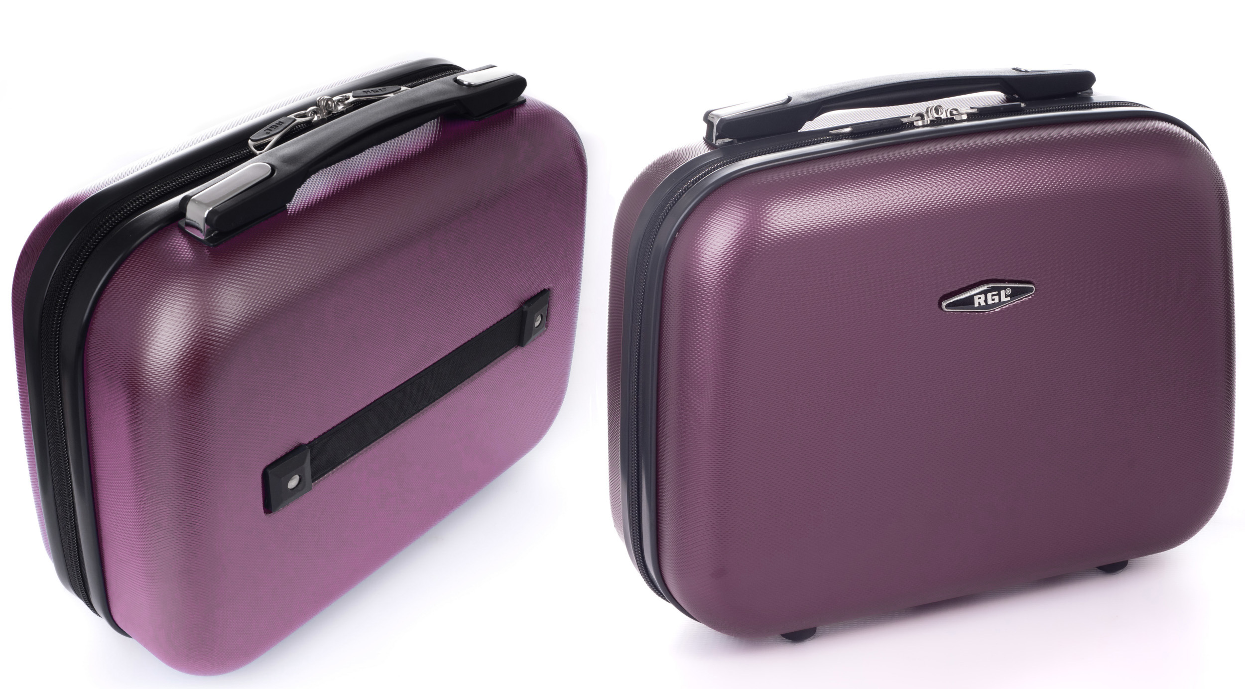 ZESTAW 2w1 MAŁA WALIZKA KABINOWA L + KUFEREK KOSMETYCZKA RGL BAGAŻ TORBA Pojemność 37 l