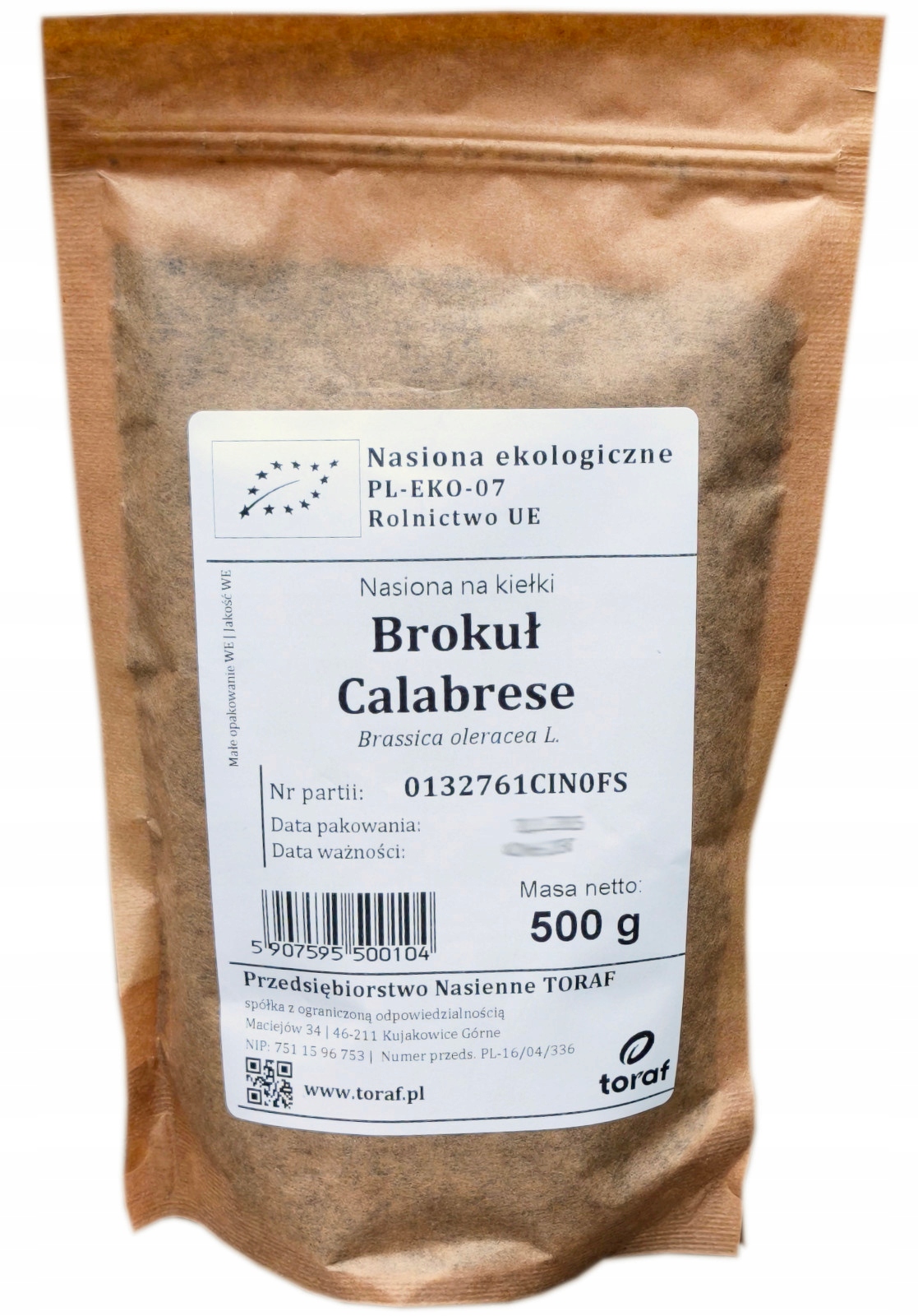 Semena na klíčky brokolice Calabrese Bio Eko 500 g