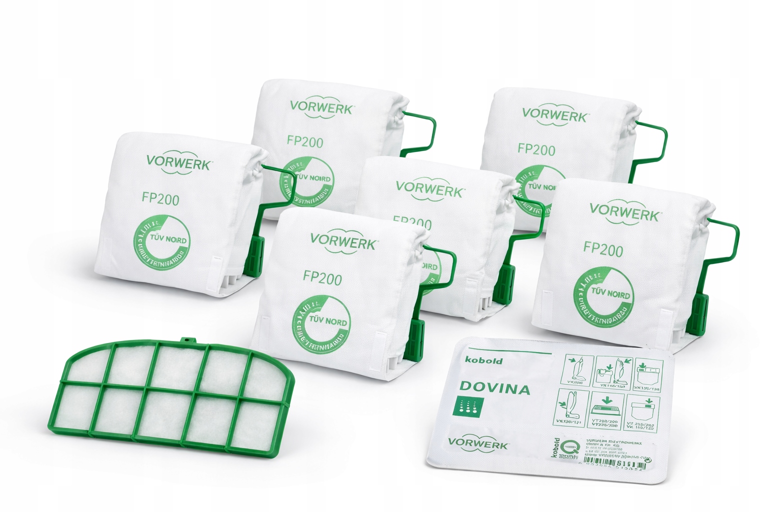 Originální sáčky FP200 pro Kobold VK200 vůně Dovina motorový filtr
