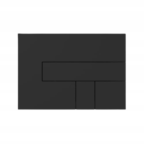 Splachovacie tlačidlo pre Wc Sanit Los čierne