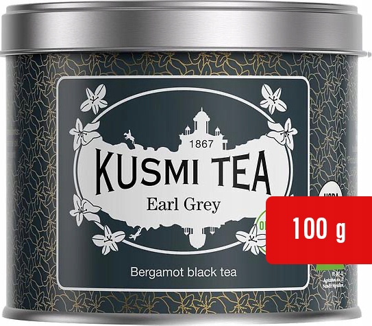 Levně Čaj Černý Kusmi Earl Grey Klasický Intenzivní Aromatický Bergamot