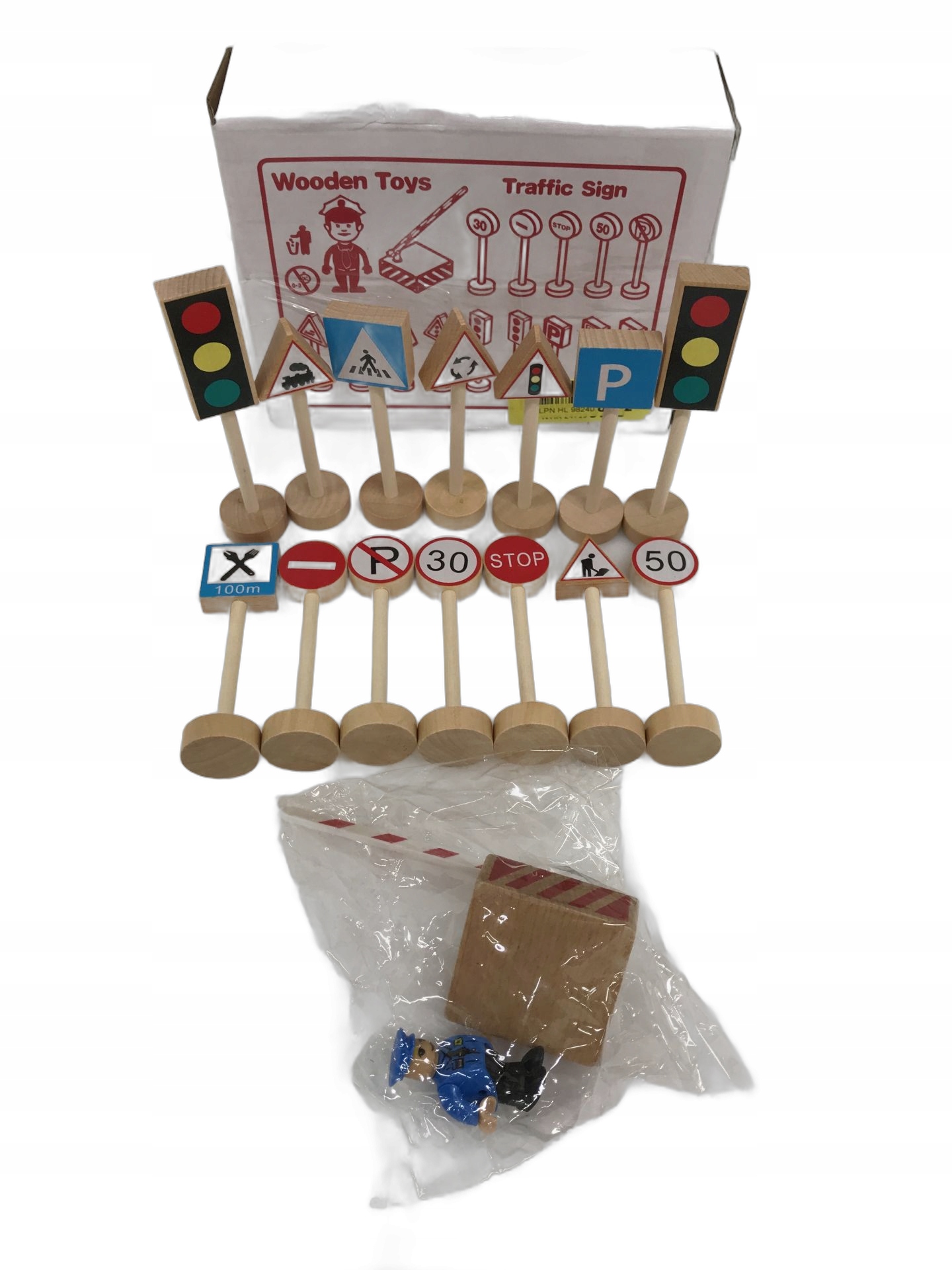 SNAGAROG 15-CZĘŚCIOWY ZESTAW ZNAKÓW DROGOWYCH DLA DZIECKA