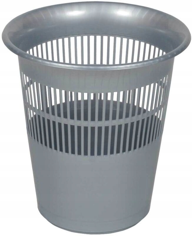 Levně Odpadkový koš plast Keeeper 11,5 l stříbrný