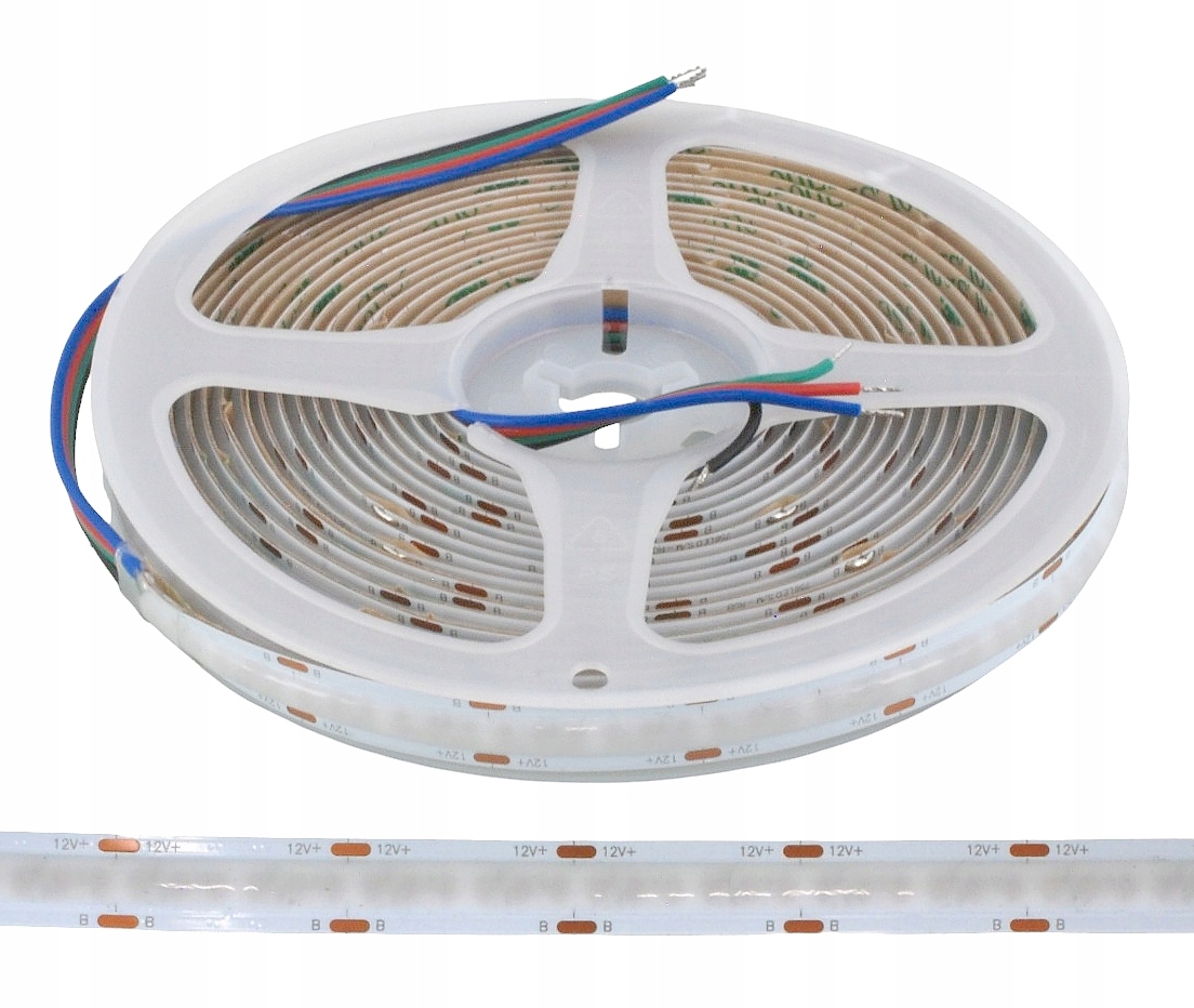 Cob Rgb Led Pásek Barevný 672 Led 5,0 m, DC 12V, TC-COB-RGB672-12 Talvico