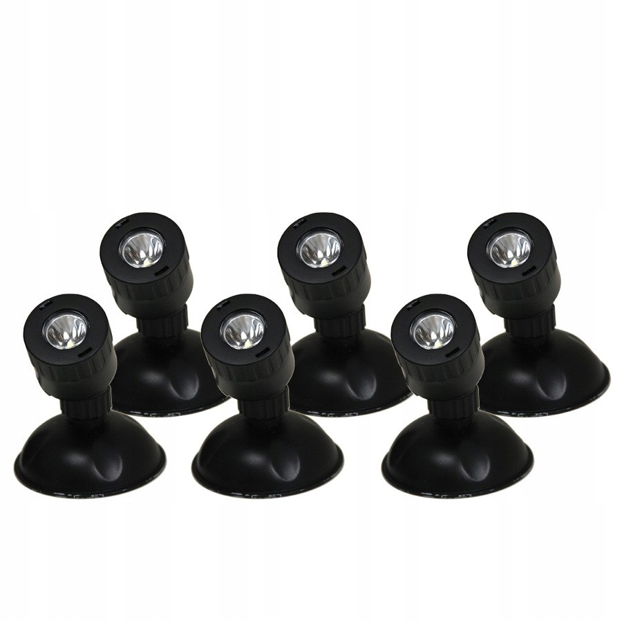 Jebao EL1-3 - trzy punktowe lampy LED wodoodporne Barwa światła biały