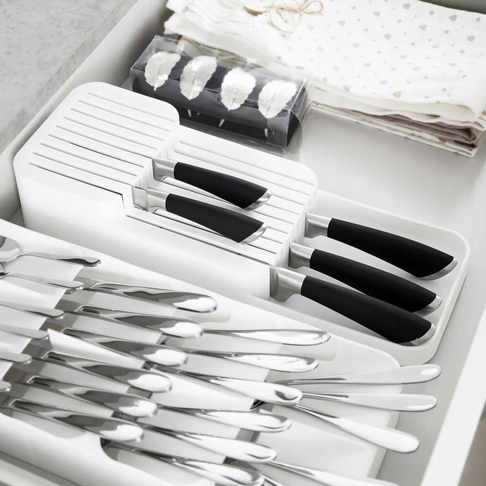 Organizer wkład do szuflady na noże kuchenne pudełko pojemnik stojak Kod producenta 229012-B