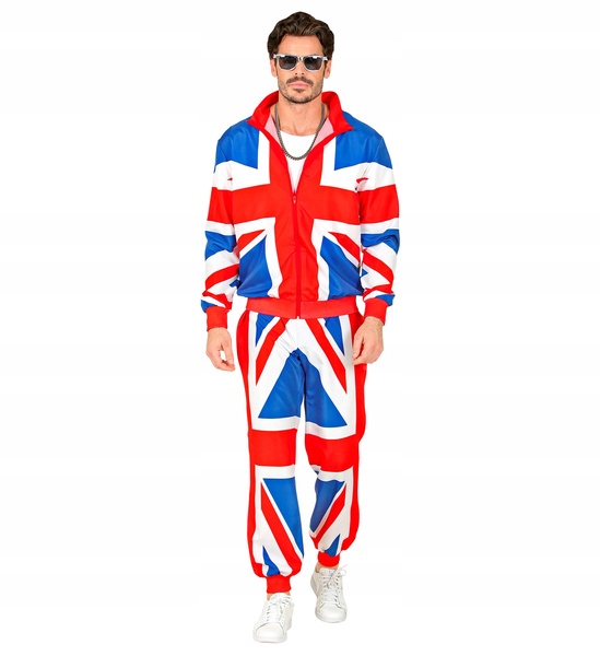 Kostým Teplákovka Vlajka Velká Británie Dresiář M