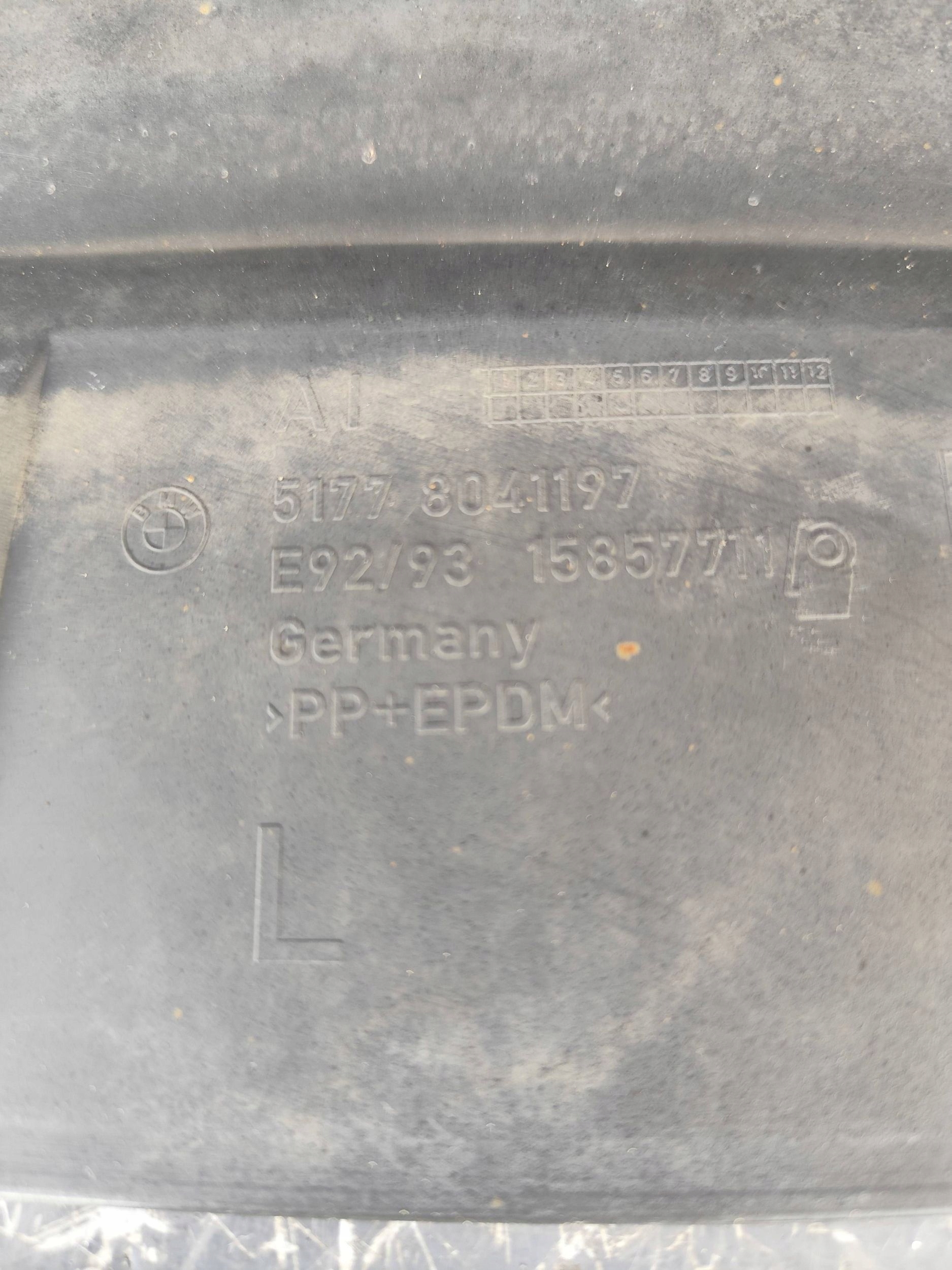 BMW E92 E93 moulding threshold left threshold 8041197