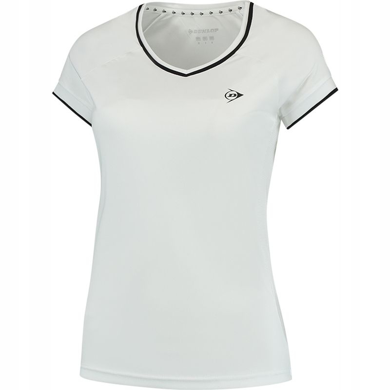 Koszulka Tenisowa Damska Dunlop Club Crew Tee Women White M