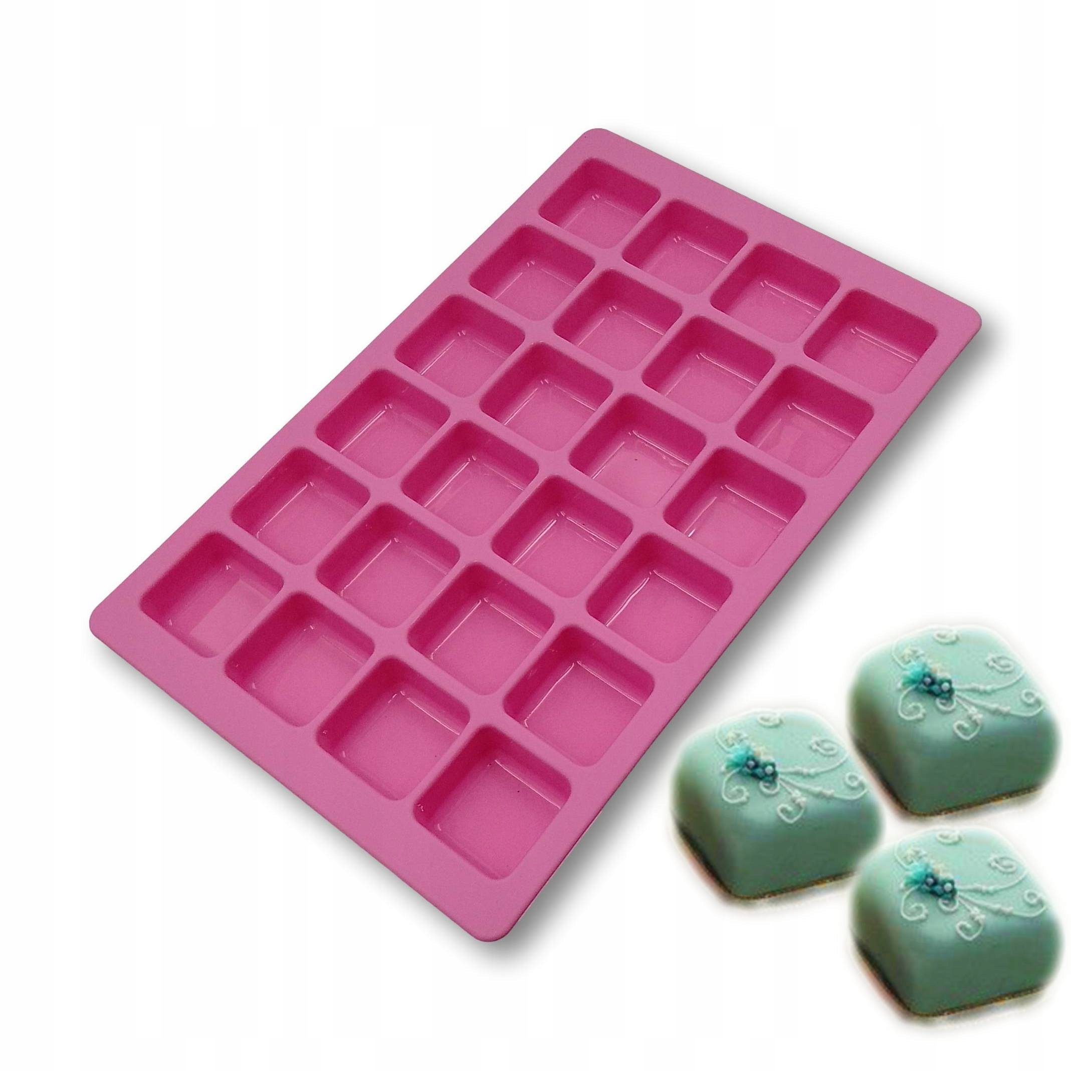 

Forma Silikonowa Monoporcje Kwadrat Kostka