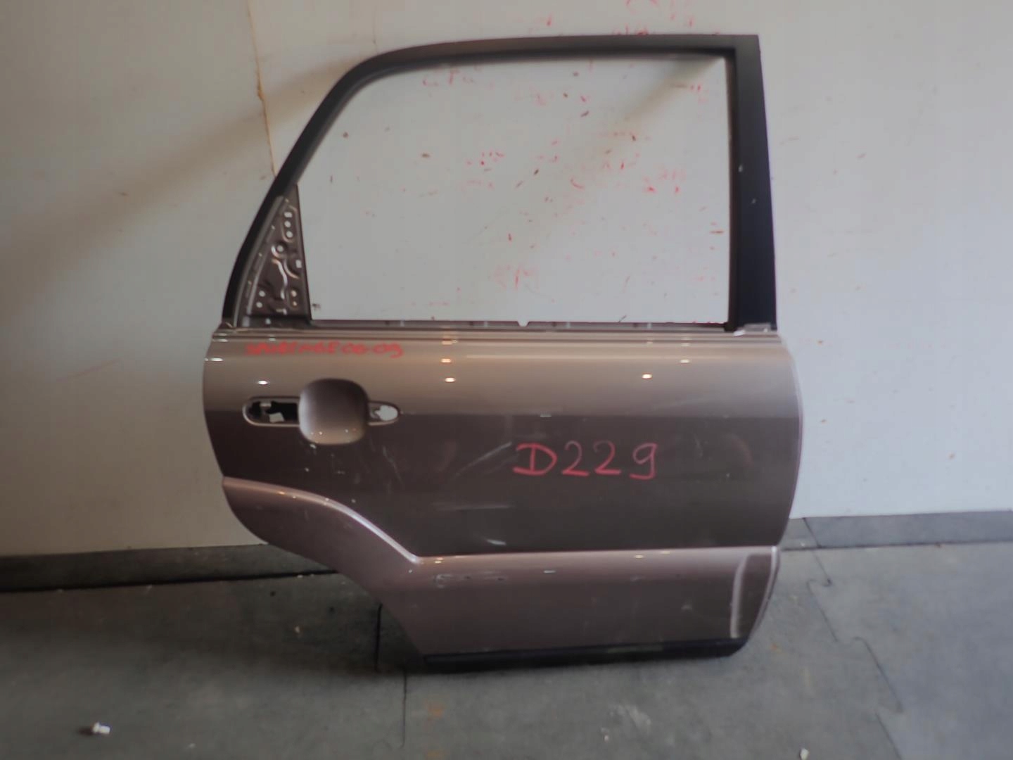 door rear part rear. right KIA SPORTAGE 2004-2010