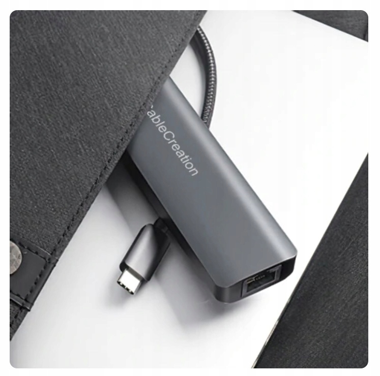 HUB Dock Adapter Thunderbolt 3 4 USB C C HDMI 8K / 4K 60Hz / LAN / USB 3.0 Stan opakowania oryginalne