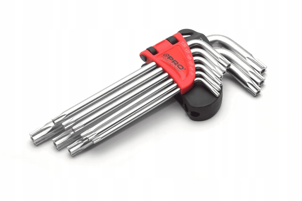 Zestaw kluczy TORX z otworem 9szt. długie WT-09-TOD PRO