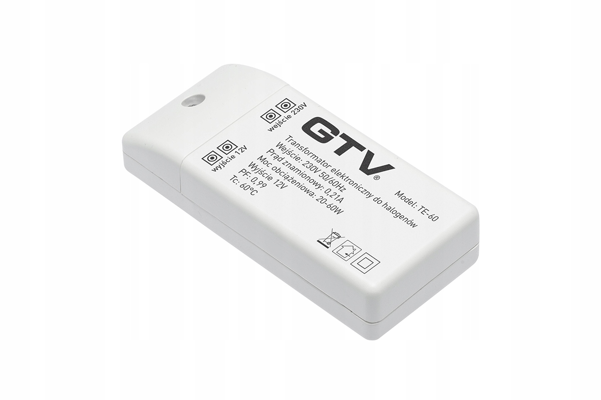 Zasilacz do led 6W, DC12V, GTV