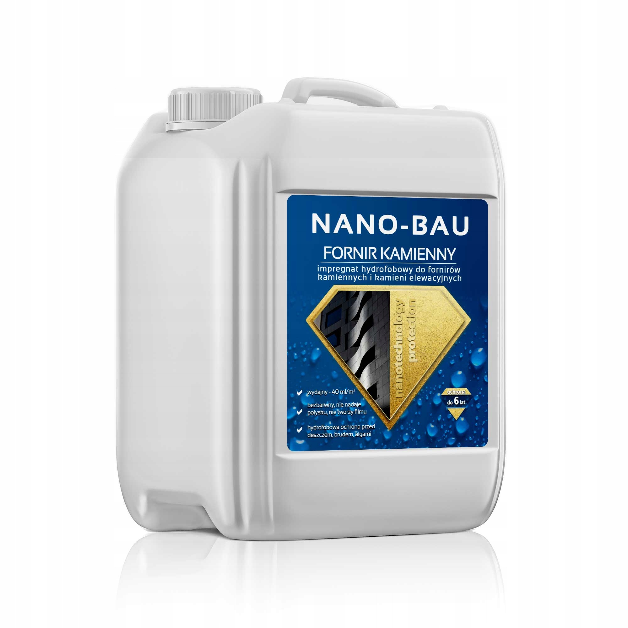 Nano-bau Dýha Kamenná impregnace pro kamenné dýhy a fasády 5 L