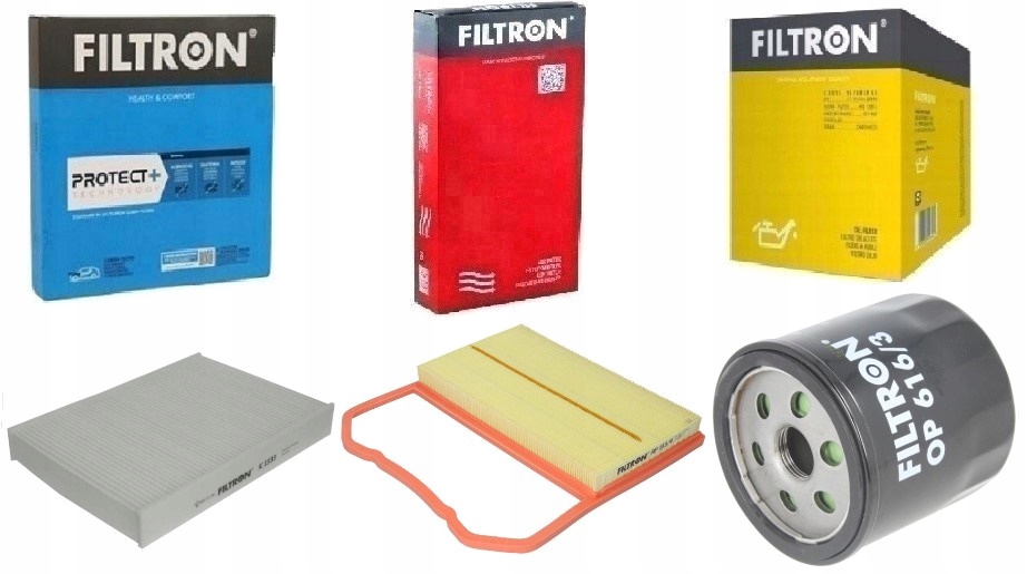FILTRON ZESTAW FILTRÓW SKODA CITIGO 1.0 2011-