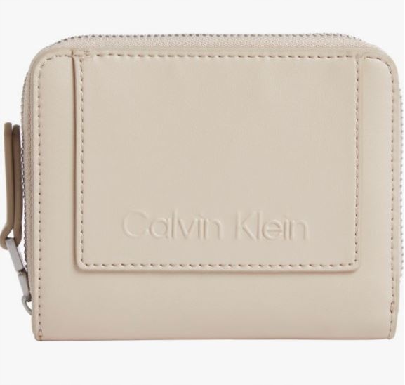 Calvin Klein portfel K60K611099 Pbp kremowy Os