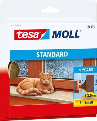 Pěnové těsnění profil I hnědé 9 mm x 6 m 5559 Tesa 10 ks