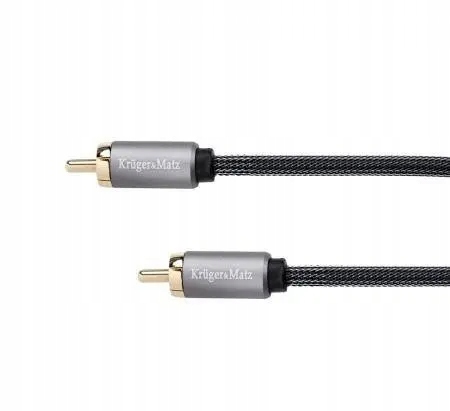 Złącze 1xRCA 0,5m HQ Kruger&Matz - KM0300