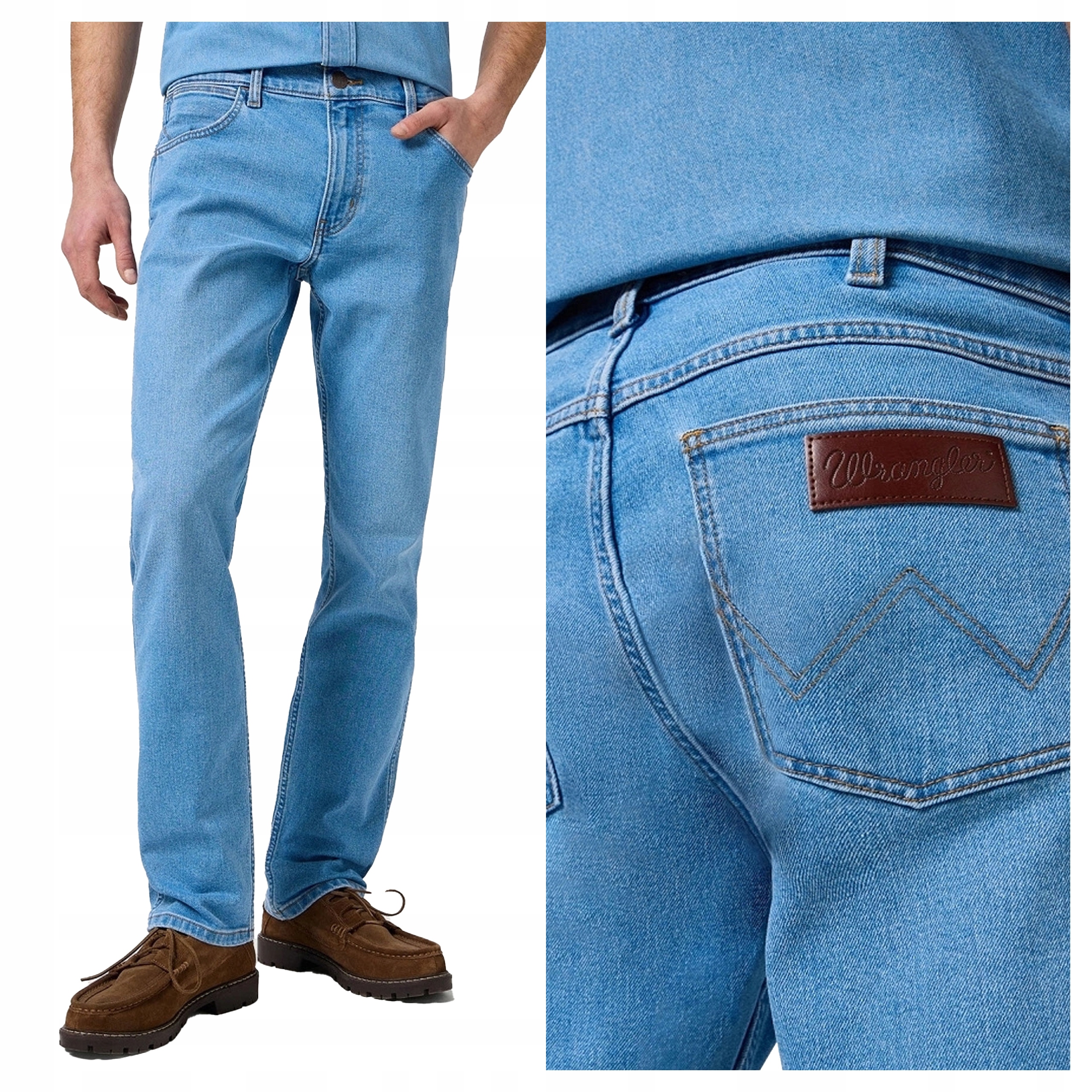 Wrangler Greensboro W38 L32 Pánské džíny Jednoduché