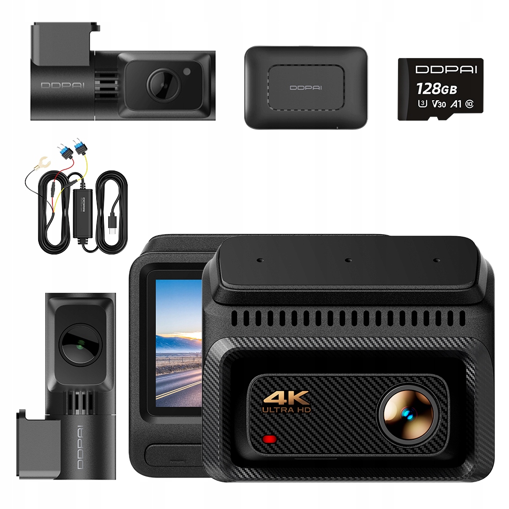 Kamera Ddpai Videorekordér Z60 Master 4K Zadní Interiér Modul 4G 128GB