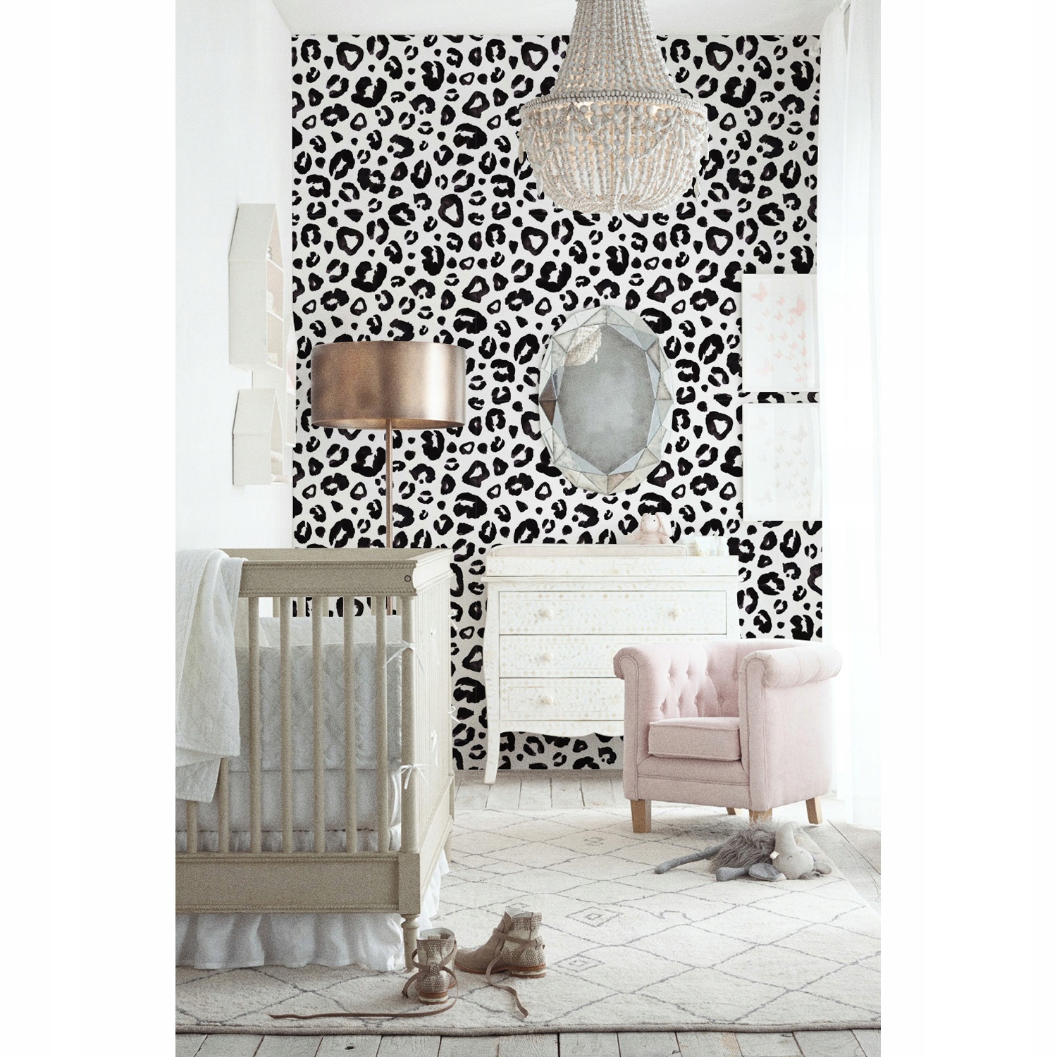 

Tapeta flizelinowa Czarna panterka 416x254 + klej