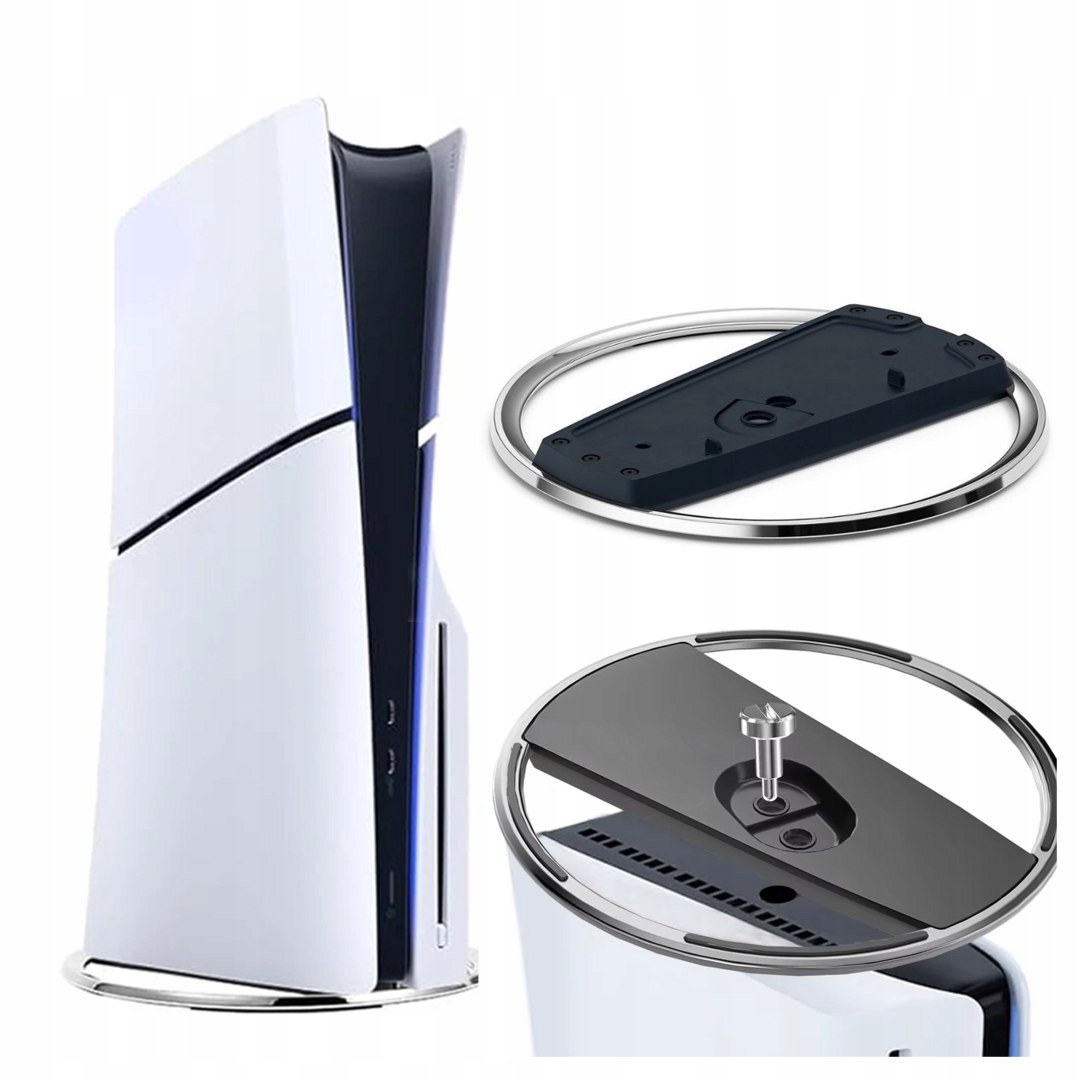 Stojak pionowy do PlayStation 5 PS5 Slim Pro stabilna metalowa podsta