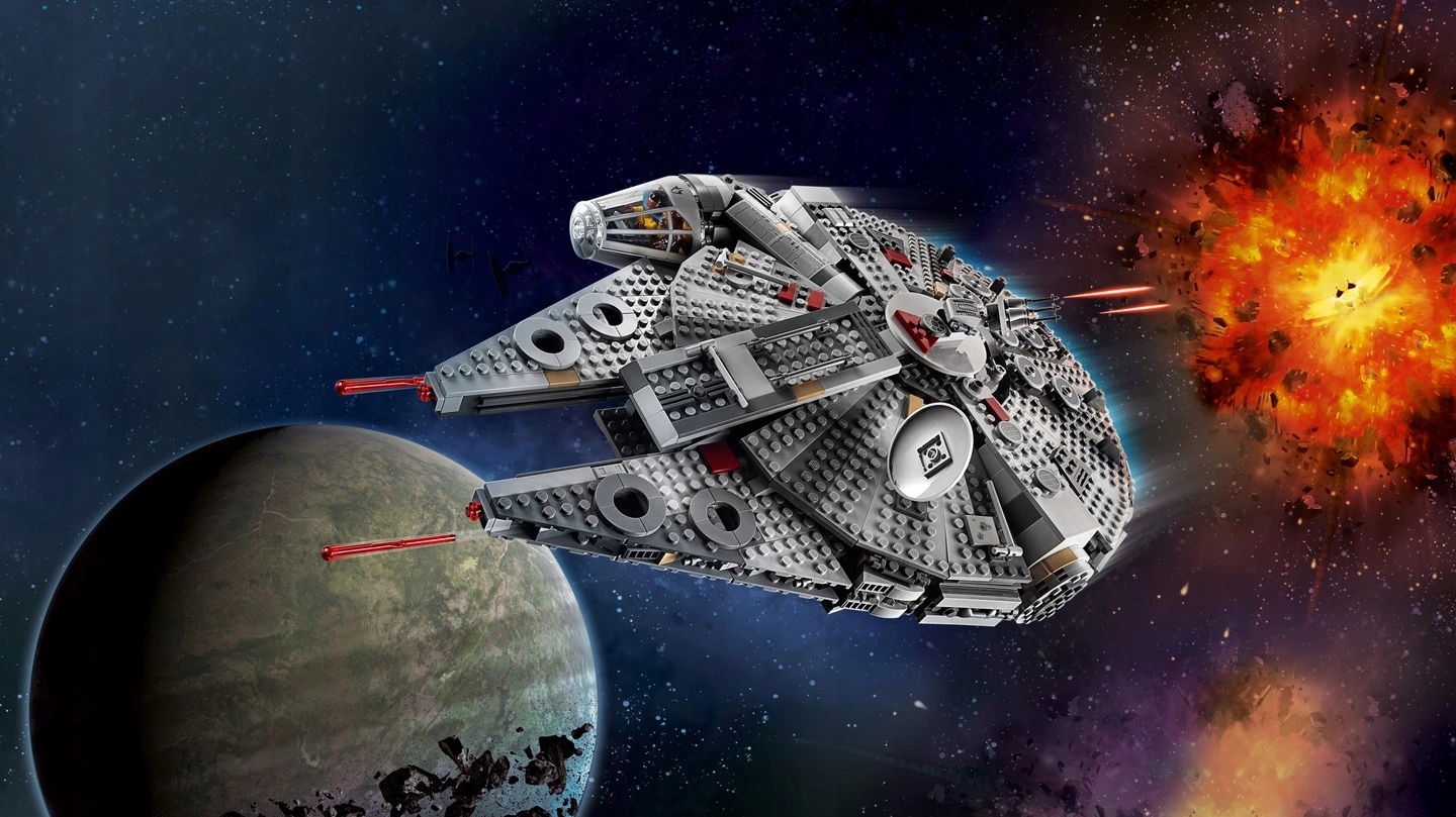 LEGO STAR WARS 75257 Sokół Millennium Wiek dziecka 9 lat +